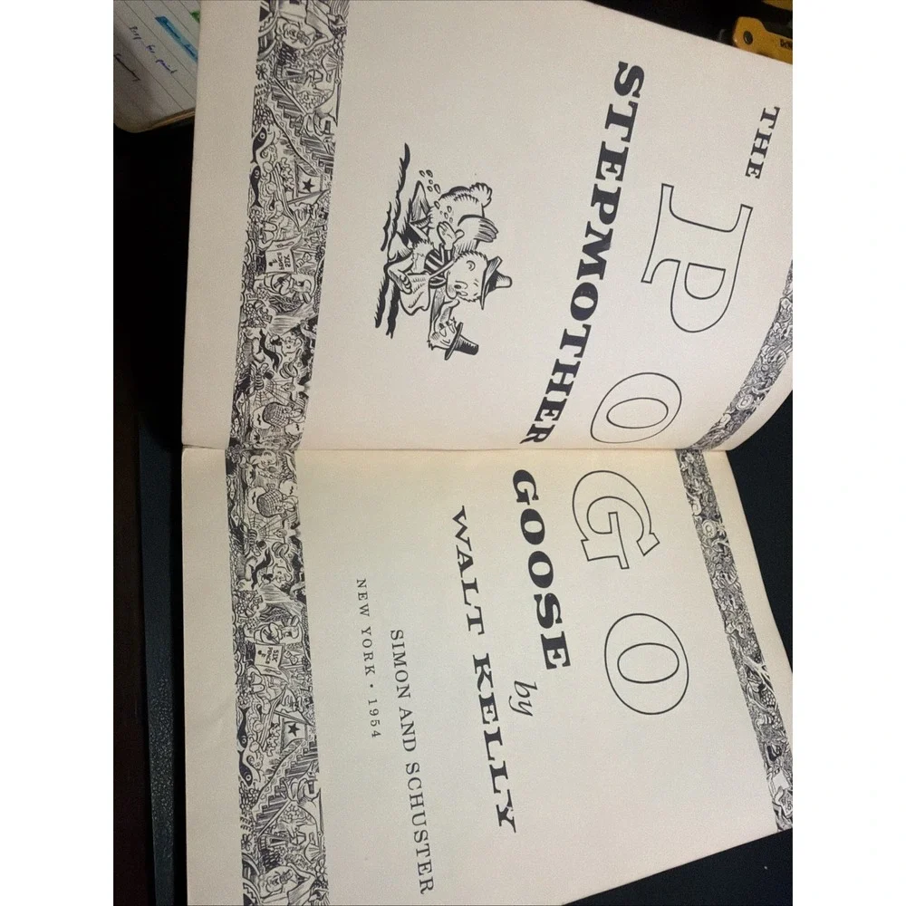 THE POGO STEPMOTHER GOOSE by WALT KELLY, 1st print, 1954, SIMON & SCHUSTER, PB!
